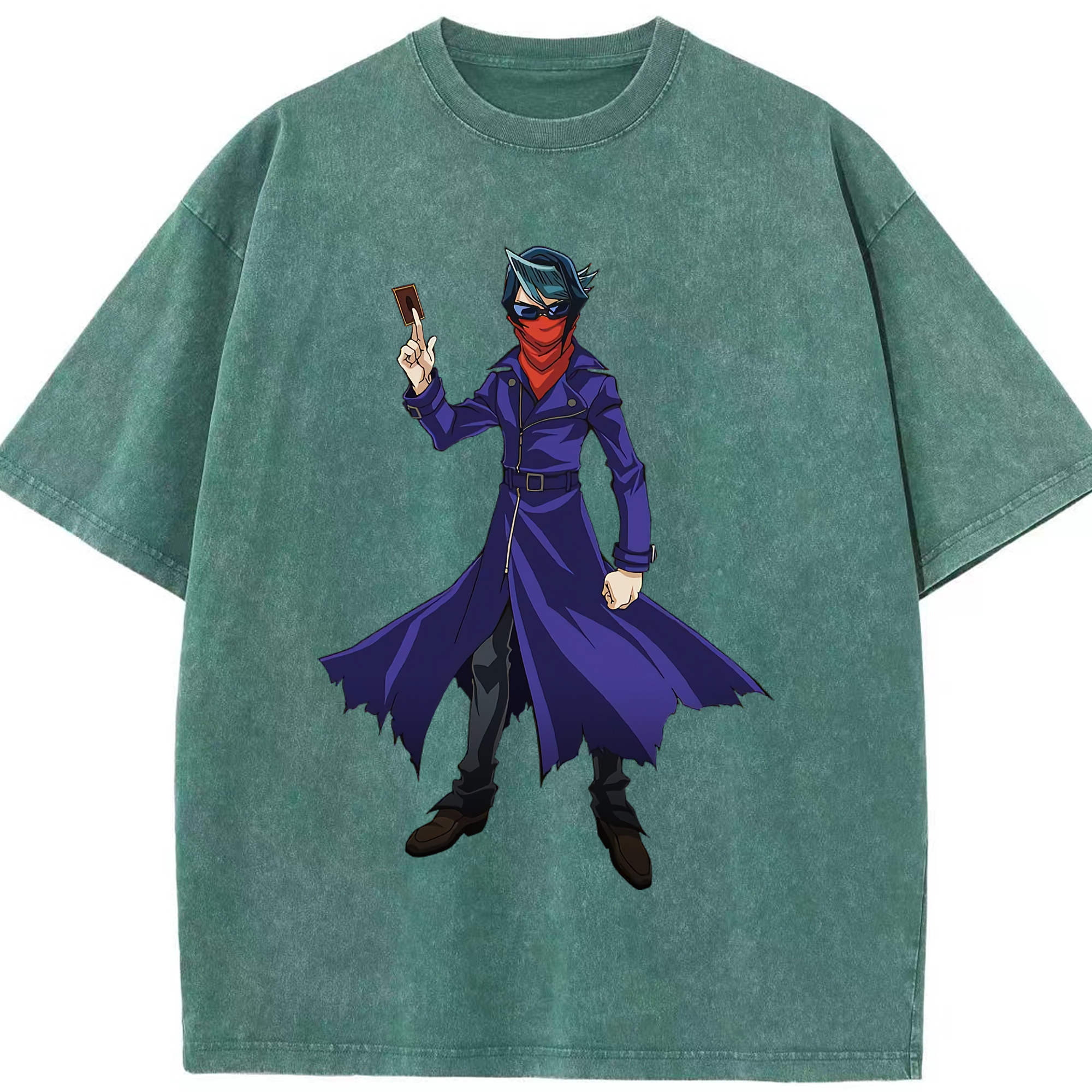 （画像用） 遊☆戯☆王 Yu-Gi-Oh! 綿100% ヴィンテージ風 半袖Tシャツ（フロントプリント）